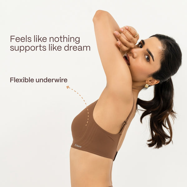 Non-Padded Support Seamless Bra