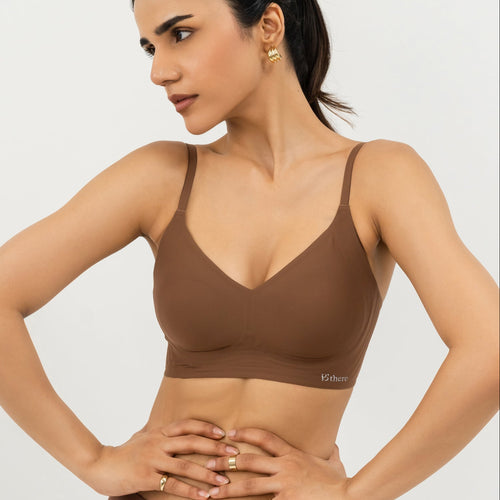 Non-Padded Support Seamless Bra