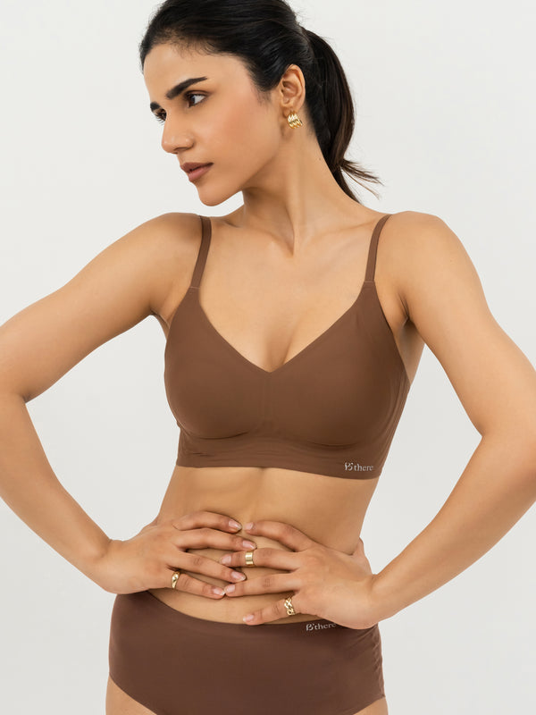 Non-Padded Support Seamless Bra