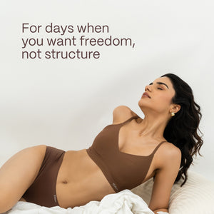 Non-Padded Support Seamless Bra