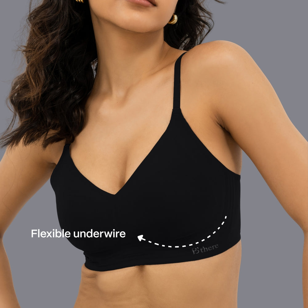 Non-Padded Support Seamless Bra