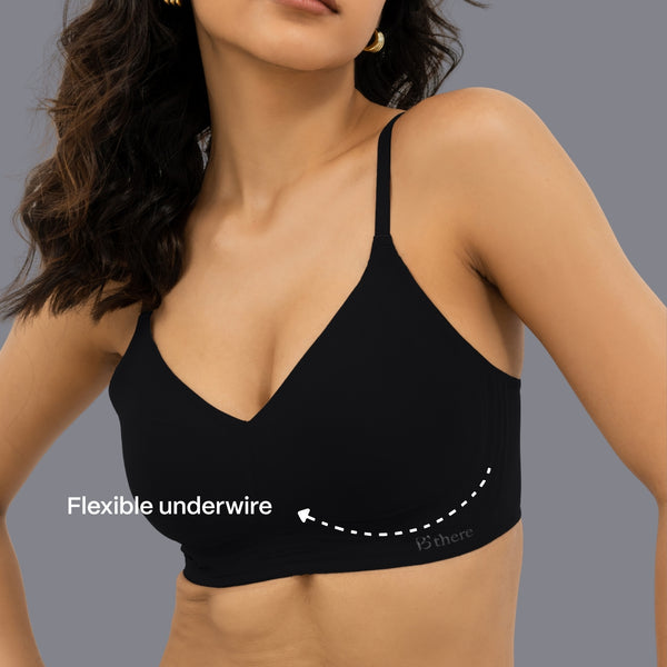 Non-Padded Support Seamless Bra