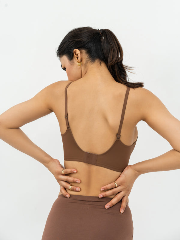 Non-Padded Support Seamless Bra