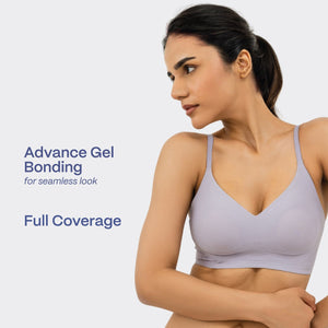 Non-Padded Support Seamless Bra