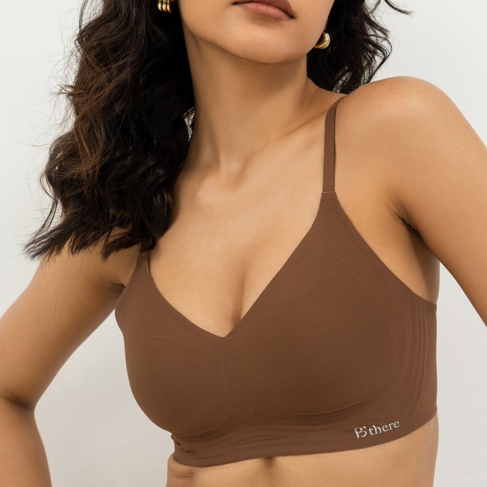 Non-Padded Support Seamless Bra