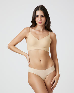 Non-Padded Support Seamless Bra