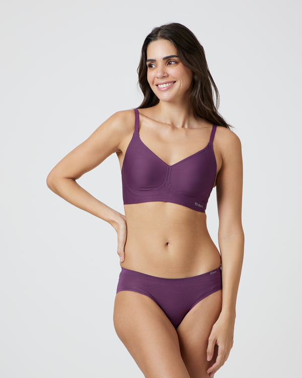 Non-Padded Support Seamless Bra