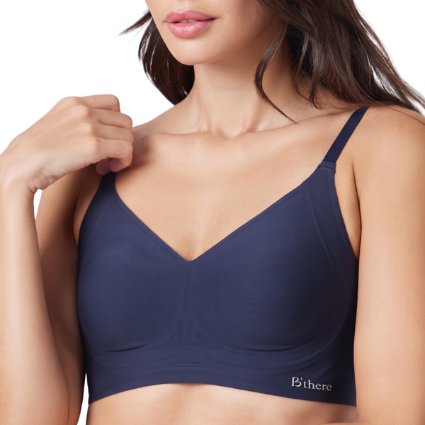Midnight Blue Non-Padded Support Bra