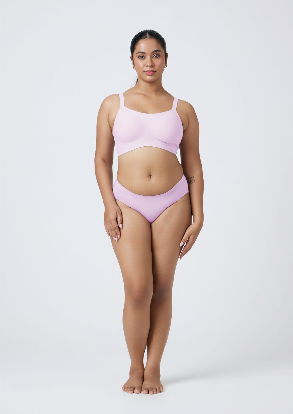 Dusky Pink Scoop Bra