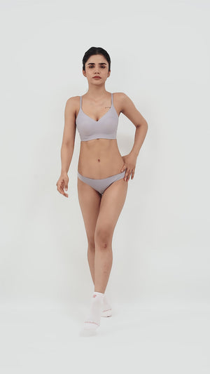 Non-Padded Support Seamless Bra