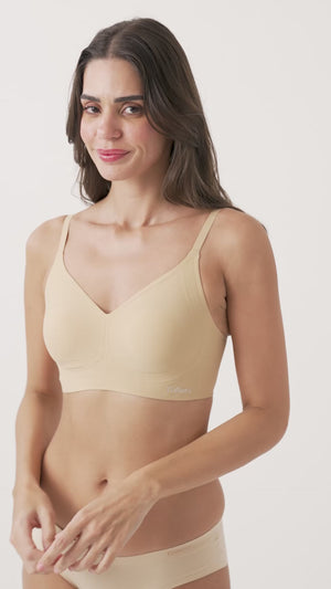 Non-Padded Support Seamless Bra
